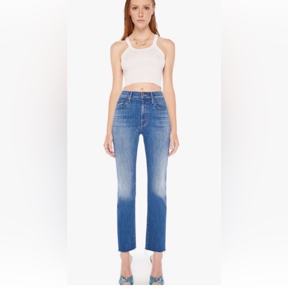 Mother The Insider Flood Jeans in Playing Rough  Size 25